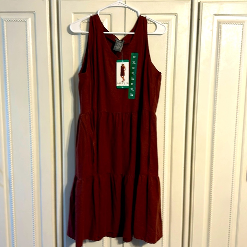 V-Neck Tiered Dress Never been worn!!